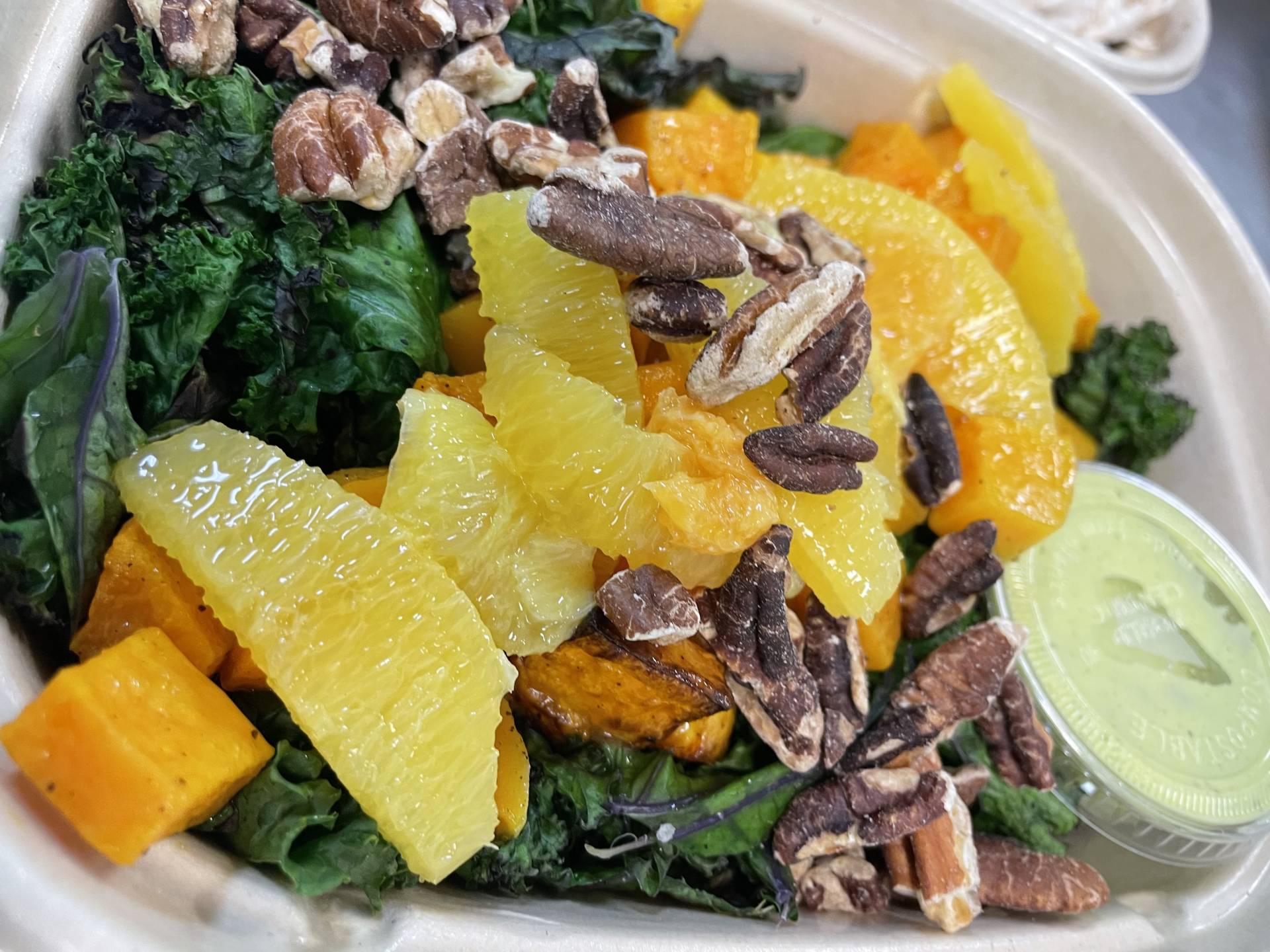 Baby Kale, Citrus, & Butternut Salad